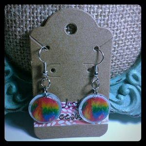 Gasoline Rainbow Earrings